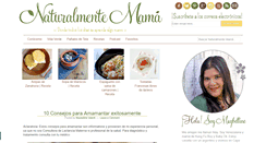 Desktop Screenshot of naturalmentemama.com